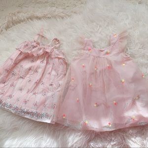 BabyGap babygirl 2 pieces pink dresses bundle
